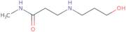 3-[(3-Hydroxypropyl)amino]-N-methylpropanamide