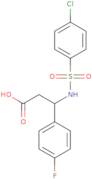 3-(4-Chlorobenzenesulfonamido)-3-(4-fluorophenyl)propanoic acid