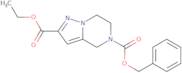 5-benzyl 2-ethyl 4H,5H,6H,7H-pyrazolo[1,5-a]pyrazine-2,5-dicarboxylate