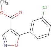 Methyl 5-(3-chlorophenyl)isoxazole-4-carboxylate