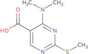 4-(Dimethylamino)-2-(methylthio)pyrimidine-5-carboxylic acid