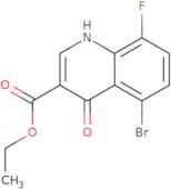 Ethyl 5-bromo-8-fluoro-4-hydroxyquinoline-3-carboxylate