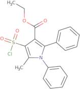 Ethyl 3-(chlorosulphonyl)-1,5-diphenyl-2-methylpyrrole-4-carboxylate