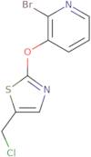 2-Bromo-3-(5-chloromethyl-thiazol-2-yloxy)-pyridine