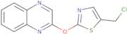 2-(5-Chloromethyl-thiazol-2-yloxy)-quinoxaline