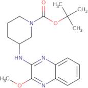 3-(3-Methoxy-quinoxalin-2-ylamino)-piperidine-1-carboxylic acid tert-butyl ester