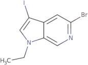 5-bromo-1-ethyl-3-iodo-1H-pyrrolo[2,3-c]pyridine