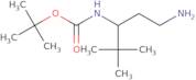 tert-Butyln-(1-amino-4,4-dimethylpentan-3-yl)carbamate