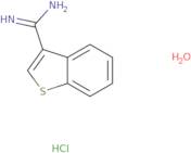 Benzo[b]thiophene-3-carboxamidine hydrochloride hydrate