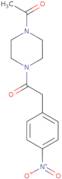 1-(4-acetylpiperazin-1-yl)-2-(4-nitrophenyl)ethan-1-one