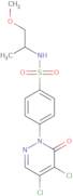 4-(4,5-Dichloro-6-oxo-1,6-dihydropyridazin-1-yl)-N-(1-methoxypropan-2-yl)benzene-1-sulfonamide