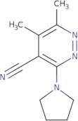 5,6-Dimethyl-3-(pyrrolidin-1-yl)pyridazine-4-carbonitrile