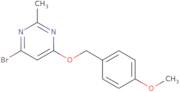 4-Bromo-6-[(4-methoxyphenyl)methoxy]-2-methylpyrimidine