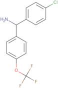 (4-Chlorophenyl)[4-(trifluoromethoxy)phenyl]methanamine