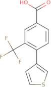 4-(Thiophen-3-yl)-3-(trifluoromethyl)benzoic acid