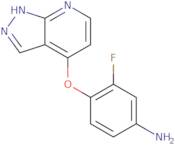 3-Fluoro-4-(1H-pyrazolo[3,4-b]pyridin-4-yloxy)aniline