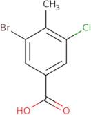 3-Bromo-5-chloro-4-methylbenzoic acid