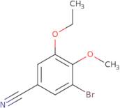 3-Bromo-5-ethoxy-4-methoxybenzonitrile