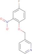 3-[(4-Fluoro-2-nitrophenoxy)methyl]pyridine