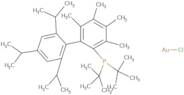 Chloro(2-di-tert-butylphosphino-3,4,5,6-tetramethyl-2′,4′,6′-triisopropylbiphenyl)gold(I)