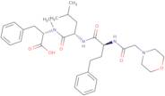 (S)-Methyl 2-((S)-4-methyl-2-((S)-2-(2-morpholinoacetamido)-4-phenylbutanamido)pentanamido)-3-phenylpropanoate