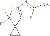 5-[1-(Trifluoromethyl)cyclopropyl]-1,3,4-thiadiazol-2-amine