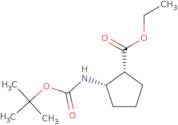 Ethyl (1R,2S)-2-(boc-amino)cyclopentanecarboxylate