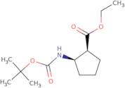 Ethyl (1S,2R)-2-(boc-Amino)cyclopentanecarboxylate