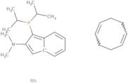 3-Di-I-propylphosphoranylidene-2-(N,N-dimethylamino)-1H-indene(1,5-cyclooctadiene)rhodium(I)