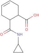 6-(Cyclopropylcarbamoyl)cyclohex-3-ene-1-carboxylic acid