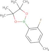 2-(2-Fluoro-4-methyl-phenyl)-4,4,5,5-tetramethyl-1,3,2-dioxaborolane