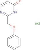 2-(Phenoxymethyl)-1,4-dihydropyrimidin-4-one hydrochloride