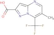 6-Methyl-7-(trifluoromethyl)pyrazolo[1,5-a]pyrimidine-2-carboxylic acid