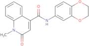 N-(2,3-Dihydro-1,4-benzodioxin-6-yl)-1,2-dihydro-1-methyl-2-oxo-4-quinolinecarboxamide
