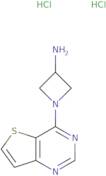 1-{Thieno[3,2-d]pyrimidin-4-yl}azetidin-3-amine dihydrochloride