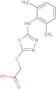 2-({5-[(2,6-Dimethylphenyl)amino]-1,3,4-thiadiazol-2-yl}sulfanyl)acetic acid