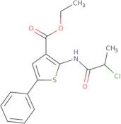 Ethyl 2-(2-chloropropanamido)-5-phenylthiophene-3-carboxylate