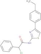 2-Chloro-N-[4-(4-ethylphenyl)-1,3-thiazol-2-yl]-2-phenylacetamide