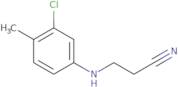 3-[(3-Chloro-4-methylphenyl)amino]propanenitrile