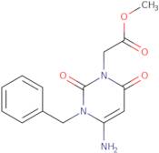 Methyl 2-(4-amino-3-benzyl-2,6-dioxo-1,2,3,6-tetrahydropyrimidin-1-yl)acetate