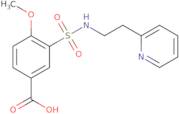 4-Methoxy-3-{[2-(pyridin-2-yl)ethyl]sulfamoyl}benzoic acid