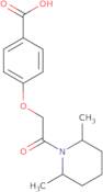 4-(2-(2,6-Dimethylpiperidin-1-yl)-2-oxoethoxy)benzoic acid