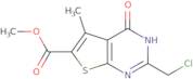2-Chloromethyl-5-methyl-4-oxo-3,4-dihydro-thieno[2,3-d]pyrimidine-6-carboxylic acid methyl ester