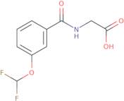 2-{[3-(Difluoromethoxy)phenyl]formamido}acetic acid