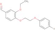 3-Ethoxy-4-[2-(4-fluorophenoxy)ethoxy]benzaldehyde