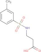 3-(3-Methylbenzenesulfonamido)propanoic acid