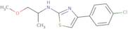 4-(4-Chlorophenyl)-N-(1-methoxypropan-2-yl)-1,3-thiazol-2-amine