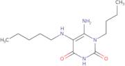 6-Amino-1-butyl-5-(pentylamino)-1,2,3,4-tetrahydropyrimidine-2,4-dione