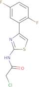 2-Chloro-N-[4-(2,5-difluorophenyl)-1,3-thiazol-2-yl]acetamide