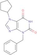 3-Benzyl-7-cyclopentyl-2,3,6,7-tetrahydro-1H-purine-2,6-dione
